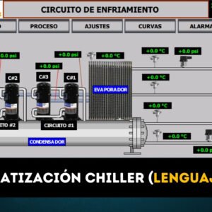 Automatización de Chiller con Siemens S7-1200 usando lenguaje SCL
