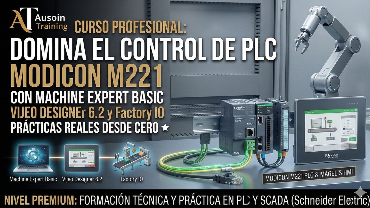 Curso Modicon M221 y Vijeo Designer
