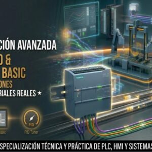TIA PORTAL S7-1200 , HMI y Redes industriales (Básico + Avanzado)