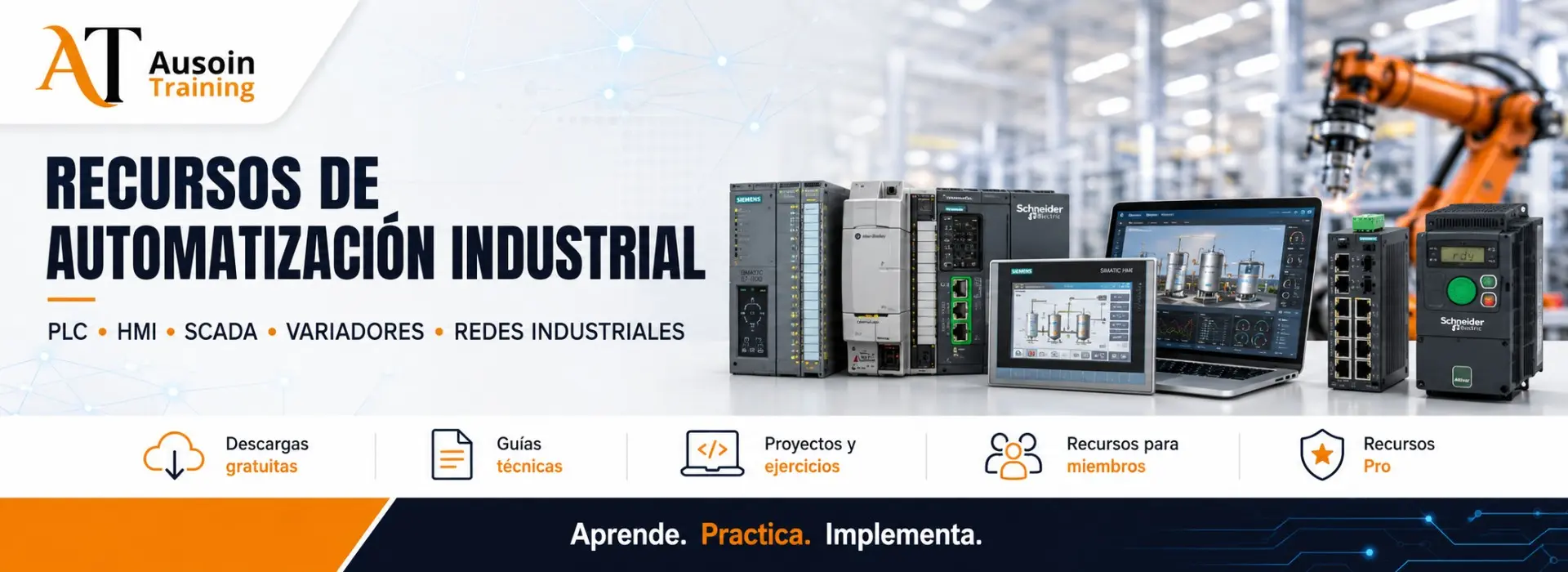 recursos de automatización industrial